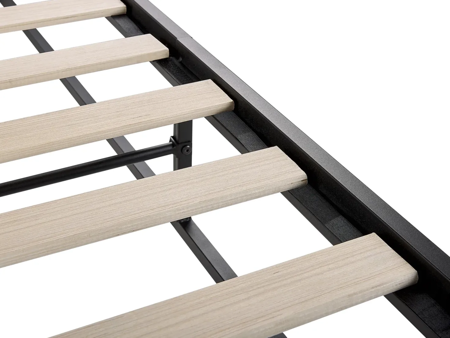 Letto Metallo VIRY 180 x 200 cm Nero