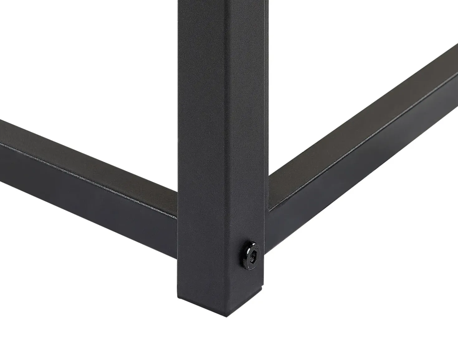Letto Metallo VIRY 180 x 200 cm Nero