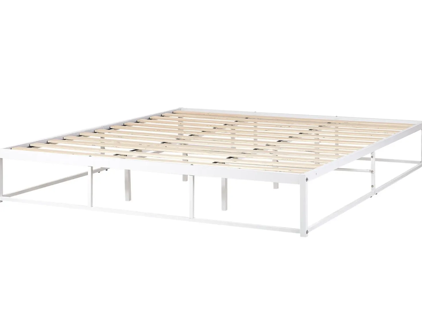 Letto Metallo VIRY 180 x 200 cm Bianco