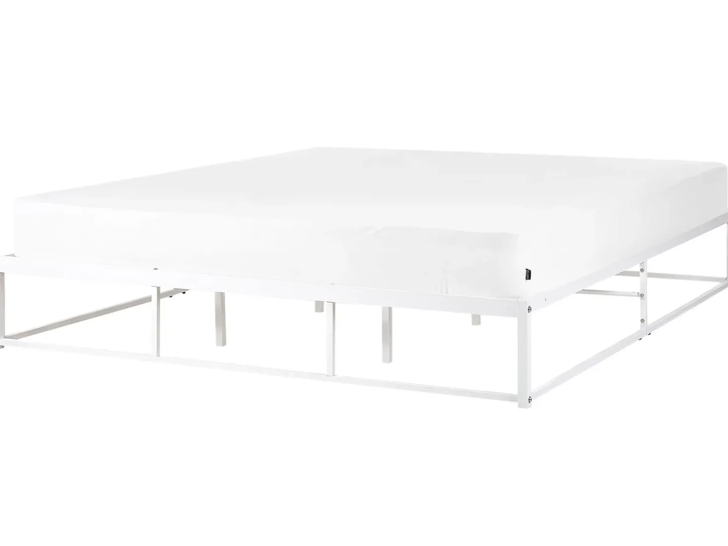 Letto Metallo VIRY 180 x 200 cm Bianco