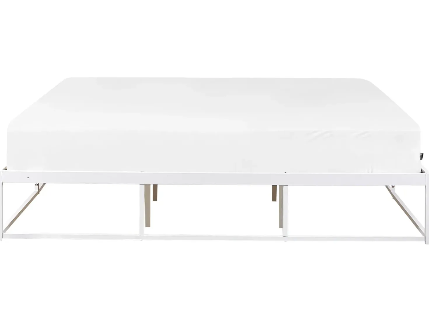 Letto Metallo VIRY 180 x 200 cm Bianco