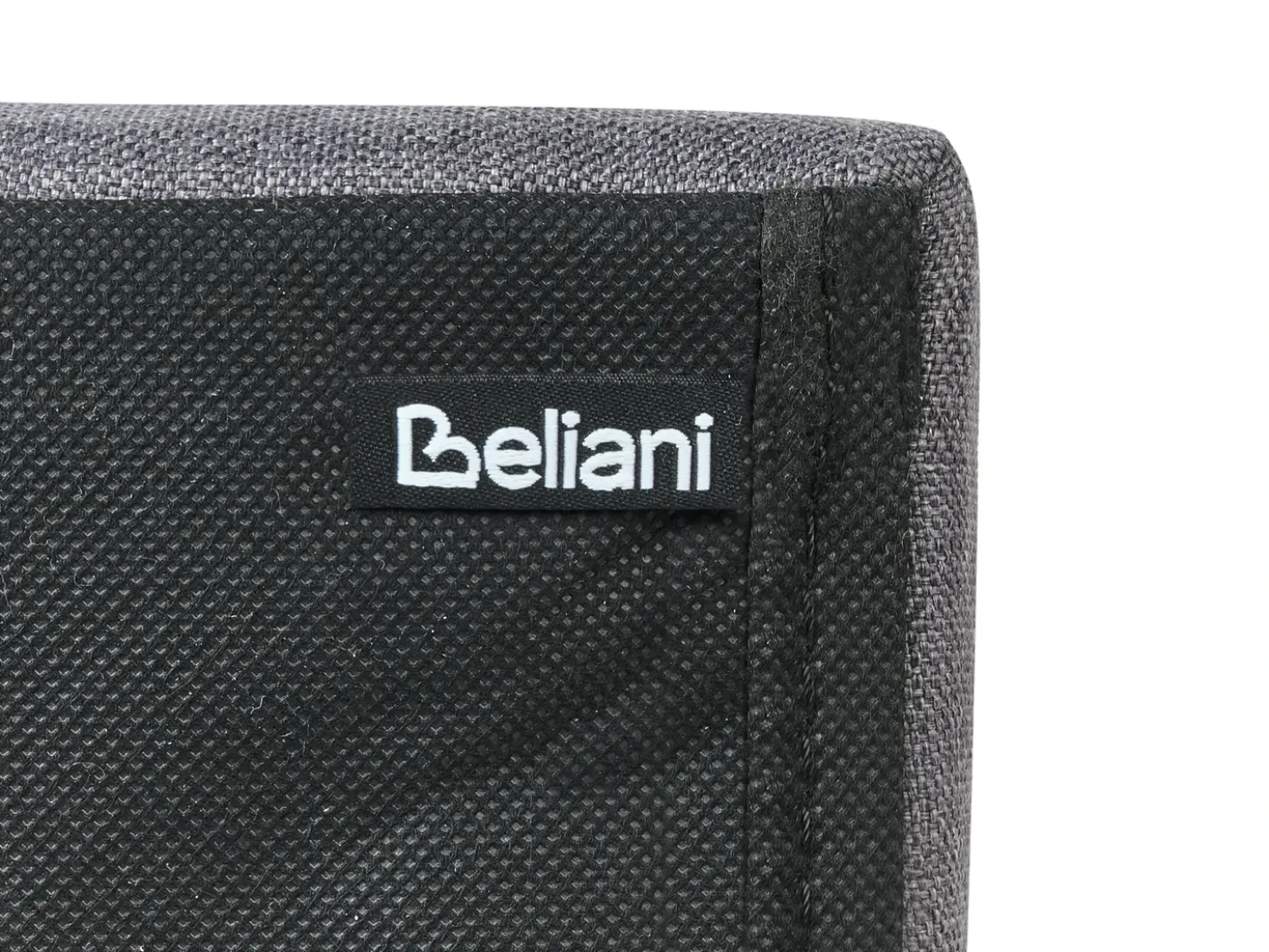 Letto ottomana con LED Tessuto ARMELLE 180 x 200 cm Grigio scuro