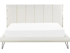 Letto Pelle sintetica BETIN 180 x 200 cm Beige chiaro