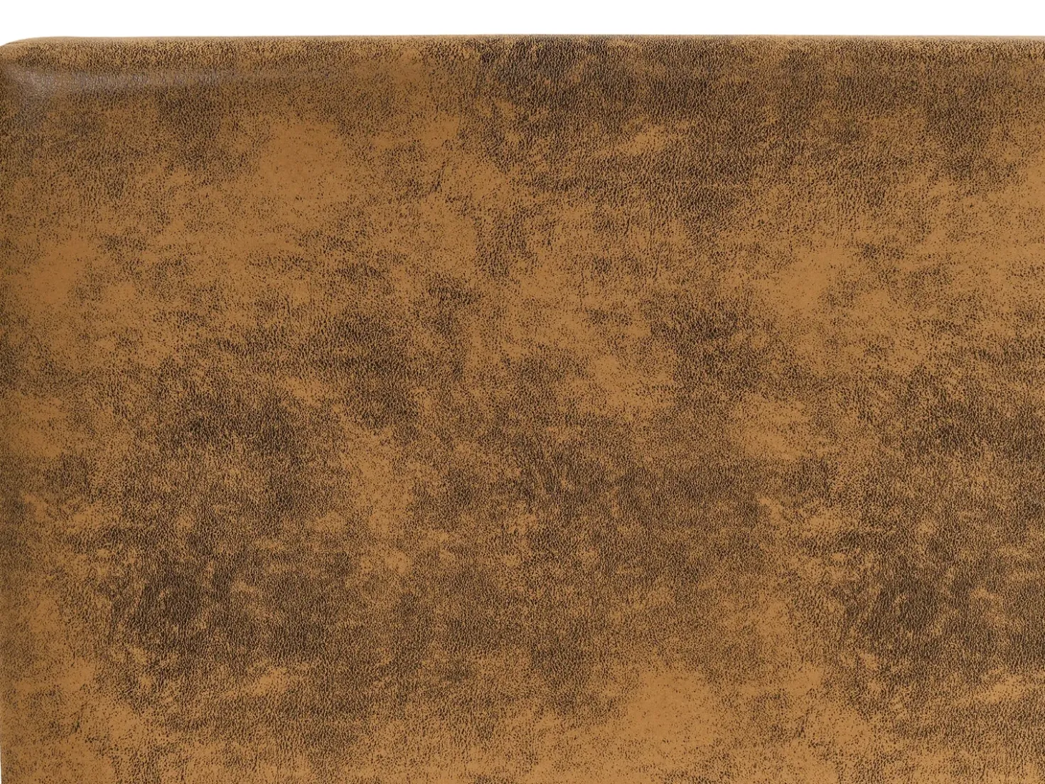 Letto Pelle sintetica FITOU 140 x 200 cm Marrone