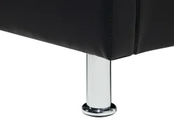 Letto Pelle sintetica METZ 160 x 200 cm Nero