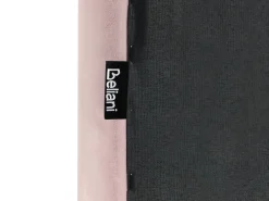 Letto per bambini Arcobaleno Velluto LANDEILLAU 90 x 200 cm Rosa