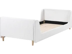 Letto per bambini Bouclé LAYE 90 x 200 cm Bianco sporco