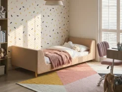 Letto per bambini Bouclé LAYE 90 x 200 cm Beige