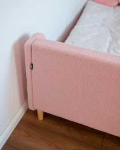 Letto per bambini Bouclé LAYE 90 x 200 cm Rosa