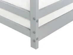 Letto per bambini Casa Legno di pino APPY 90 x 200 cm Grigio
