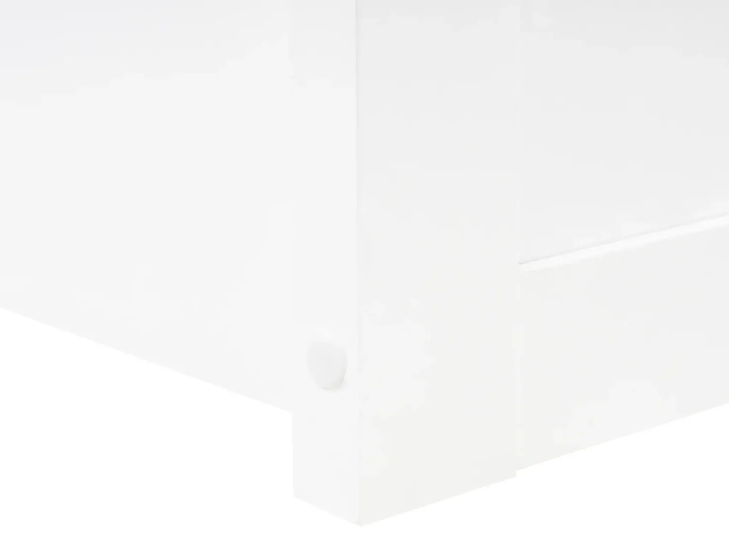 Letto per bambini Casa Legno di pino ORGEVAL 90 x 200 cm con contenitore Bianco