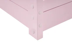 Letto per bambini Casa Legno di pino COSSAYE 90 x 200 cm Rosa pastello