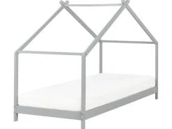 Letto per bambini Casa Legno di pino ORLU 90 x 200 cm Grigio
