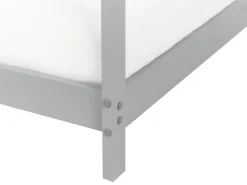 Letto per bambini Casa Legno di pino ORLU 90 x 200 cm Grigio