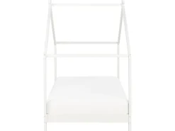 Letto per bambini Casa Legno di pino ORLU 90 x 200 cm Bianco