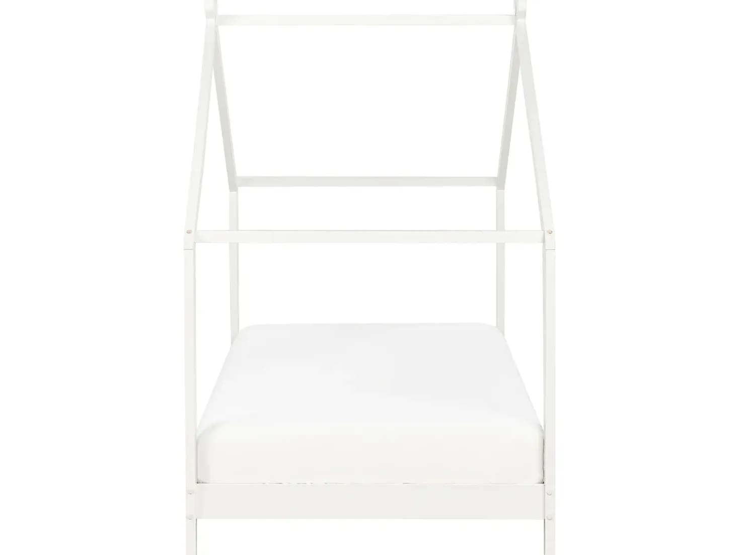 Letto per bambini Casa Legno di pino ORLU 90 x 200 cm Bianco