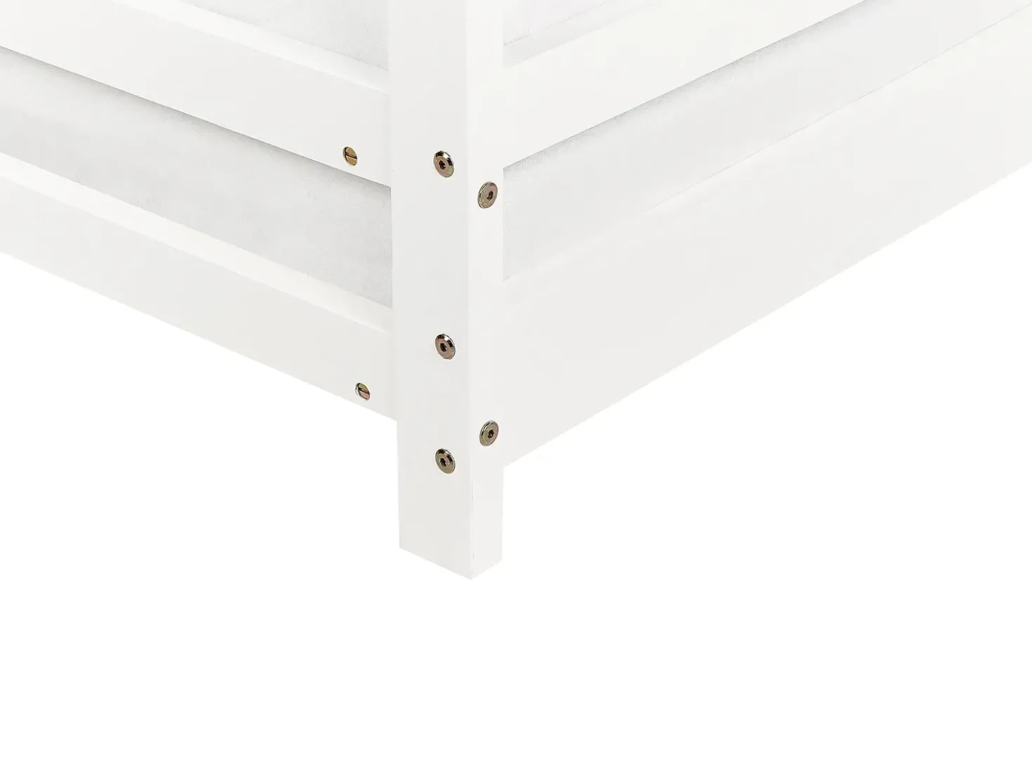 Letto per bambini Casa Legno di pino APPY 90 x 200 cm Bianco