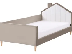 Letto per bambini Casa Velluto KERVAN 90 x 200 cm Tortora