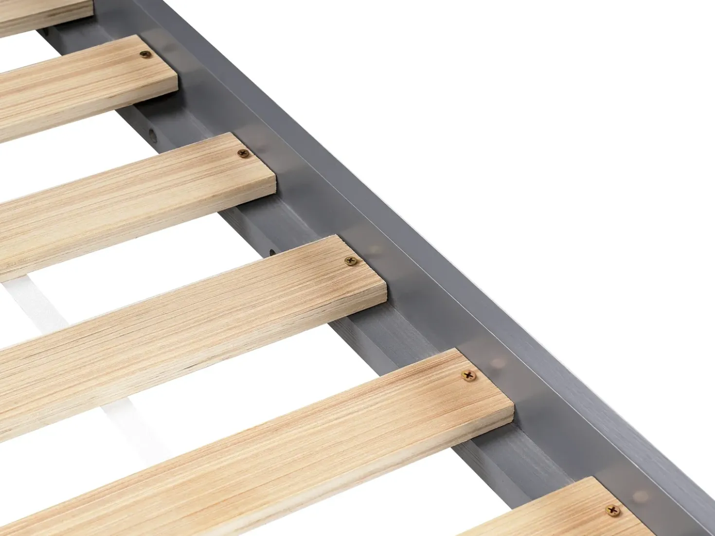 Letto per bambini con cassetti Tenda Tipi Legno di pino DEVAY 90 x 200 cm Grigio