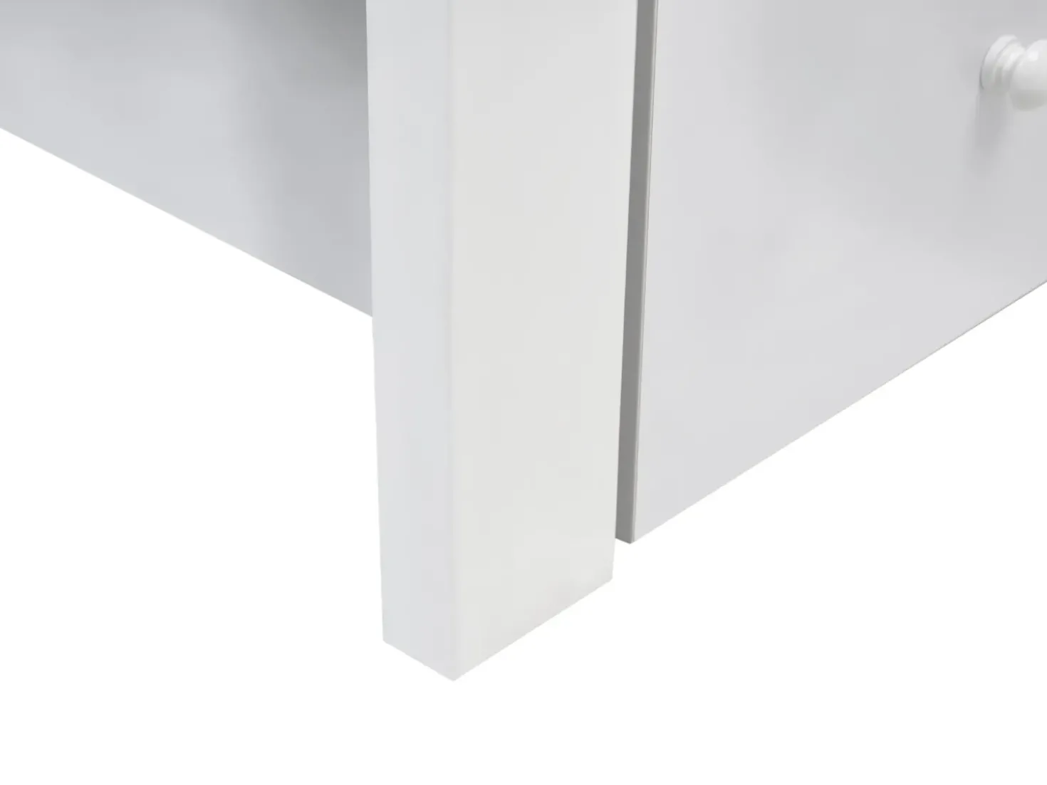 Letto per bambini con cassetti Casa Legno di pino TRAPPES 90 x 200 cm Bianco