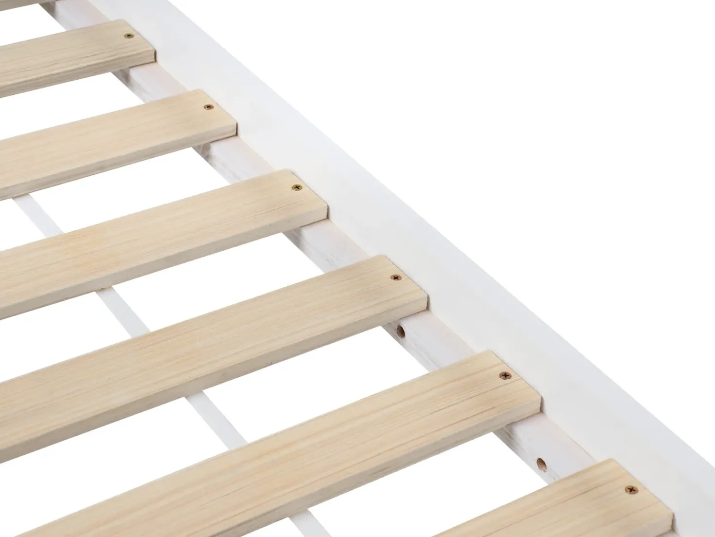 Letto per bambini con cassetti Tenda Tipi Legno di pino DEVAY 90 x 200 cm Bianco