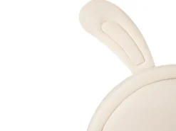 Letto per bambini Coniglio Velluto LALLIAS 90 x 200 cm Beige