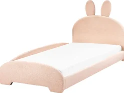Letto per bambini Coniglio Bouclé PERROS 90 x 200 cm Beige