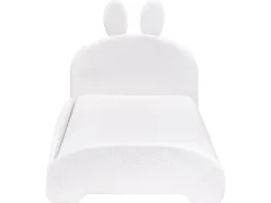 Letto per bambini Coniglio Bouclé PERROS 90 x 200 cm Bianco sporco