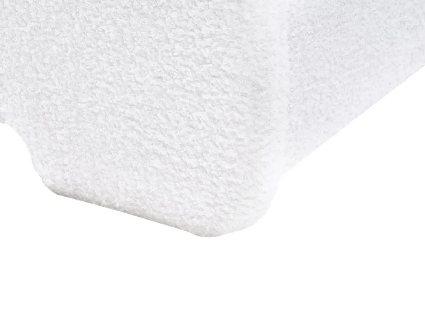 Letto per bambini Coniglio Bouclé PERROS 90 x 200 cm Bianco sporco
