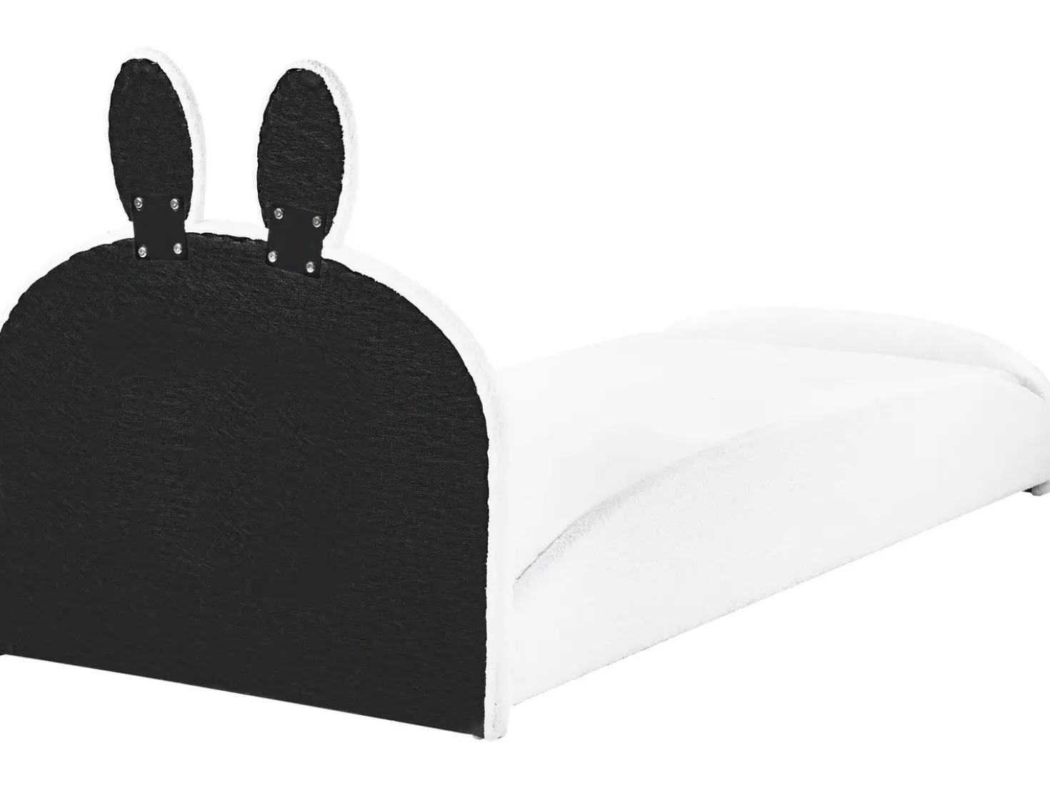 Letto per bambini Coniglio Bouclé PERROS 90 x 200 cm Bianco sporco