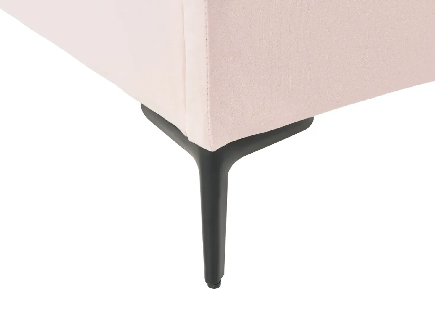 Letto per bambini Corona Velluto RUBIAN 90 x 200 cm con Luci LED Rosa