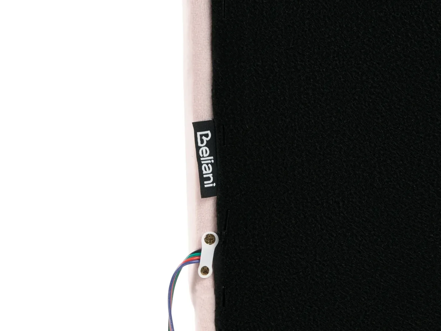 Letto per bambini Corona Velluto RUBIAN 90 x 200 cm con Luci LED Rosa