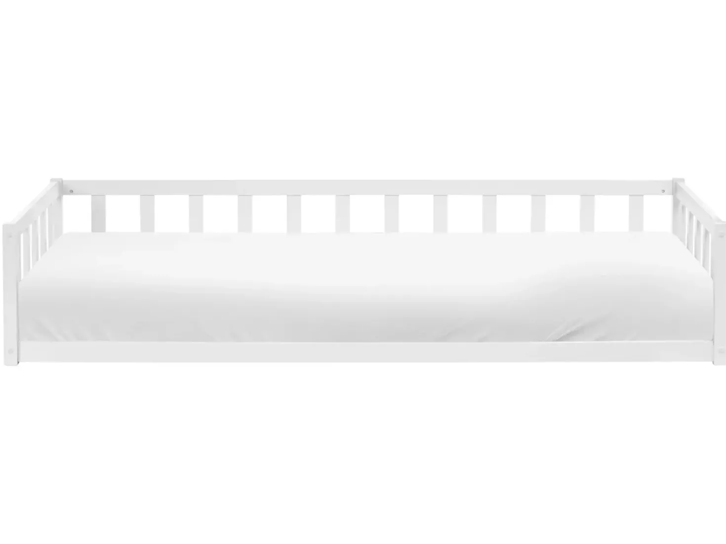 Letto per bambini Legno di pino AURIBEAU 90 x 200 cm Bianco