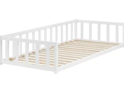 Letto per bambini Legno di pino AURIBEAU 90 x 200 cm Bianco