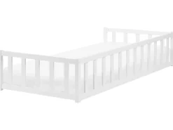 Letto per bambini Legno di pino AURIBEAU 90 x 200 cm Bianco