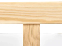 Letto per bambini Legno di pino MEYMAC 90 x 200 cm Marrone chiaro