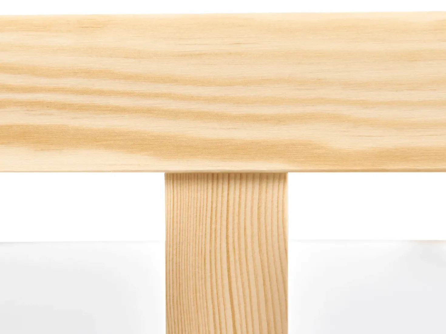 Letto per bambini Legno di pino MEYMAC 90 x 200 cm Marrone chiaro