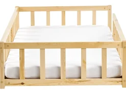 Letto per bambini Legno di pino MEYMAC 90 x 200 cm Marrone chiaro