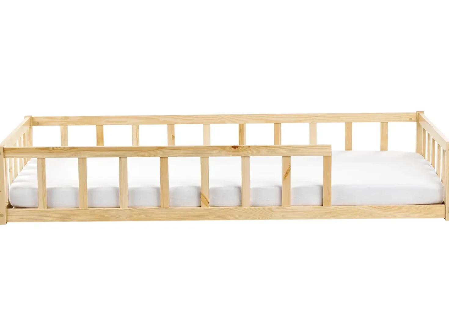 Letto per bambini Legno di pino MEYMAC 90 x 200 cm Marrone chiaro