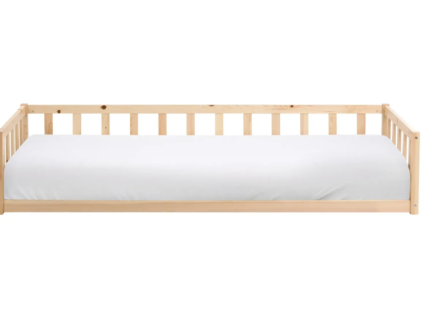 Letto per bambini Legno di pino AURIBEAU 90 x 200 cm Marrone chiaro