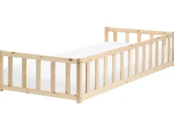 Letto per bambini Legno di pino AURIBEAU 90 x 200 cm Marrone chiaro