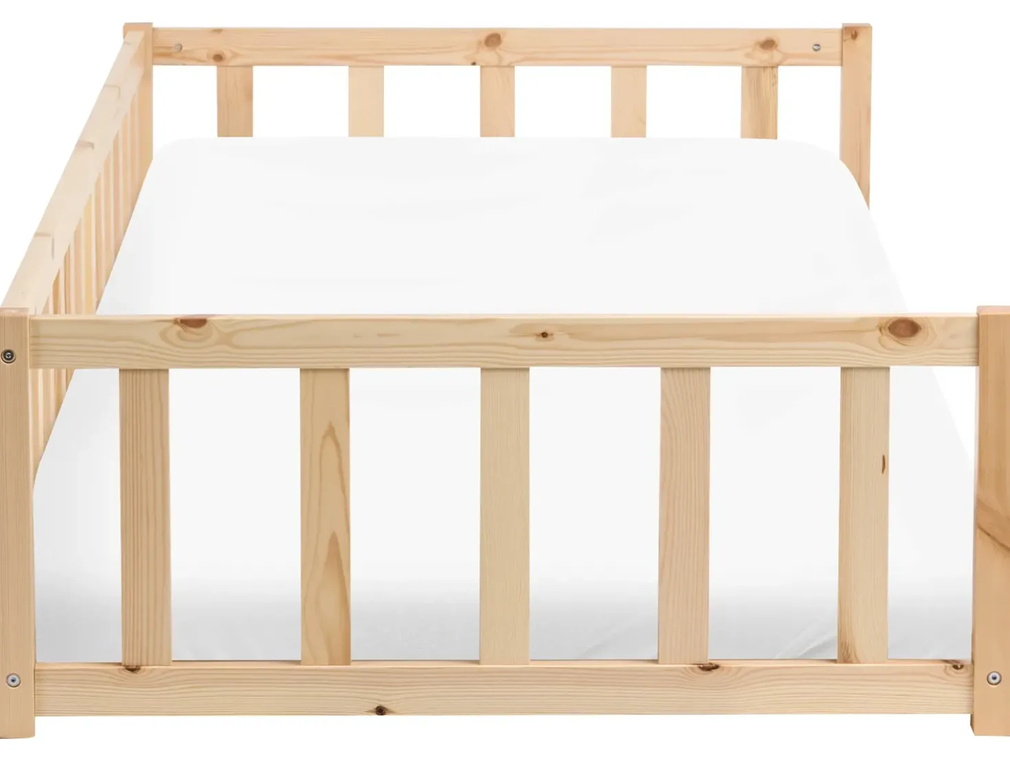 Letto per bambini Legno di pino AURIBEAU 90 x 200 cm Marrone chiaro