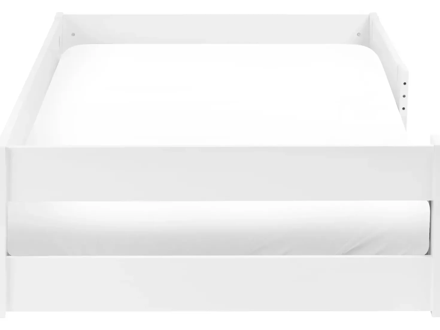 Letto per bambini Legno di pino PRIMELLES 90 x 200 cm Bianco
