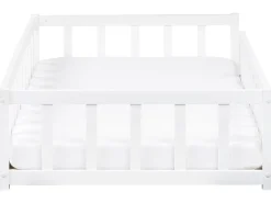 Letto per bambini Legno di pino MEYMAC 90 x 200 cm Bianco
