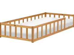 Letto per bambini Legno di pino MEYMAC 90 x 200 cm Marrone