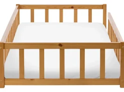 Letto per bambini Legno di pino MEYMAC 90 x 200 cm Marrone