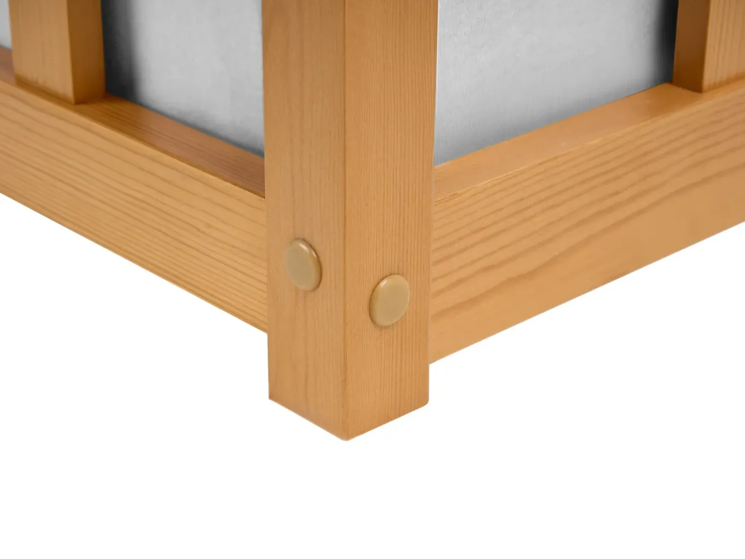 Letto per bambini Legno di pino MEYMAC 90 x 200 cm Marrone