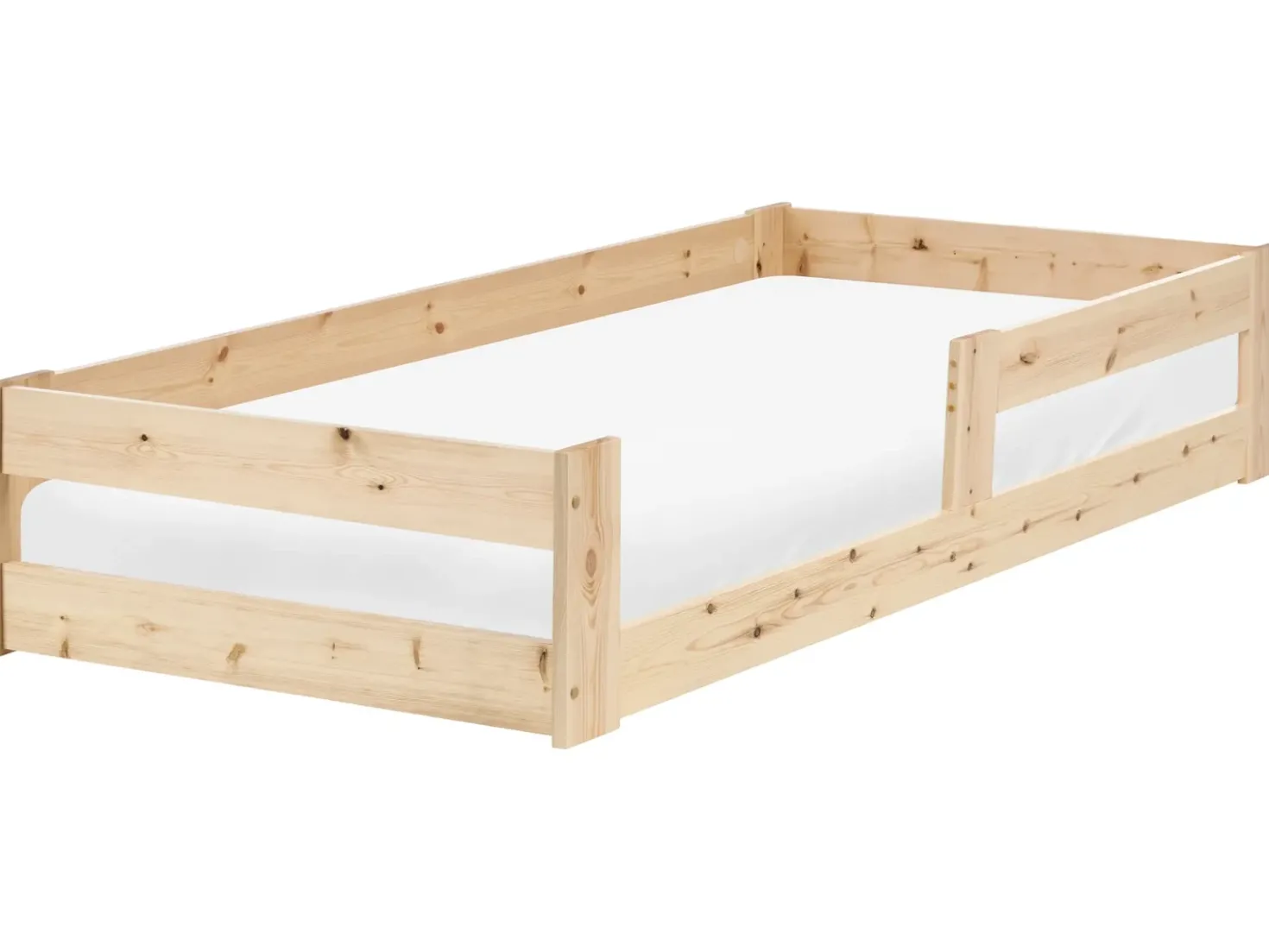 Letto per bambini Legno di pino PRIMELLES 90 x 200 cm Marrone chiaro