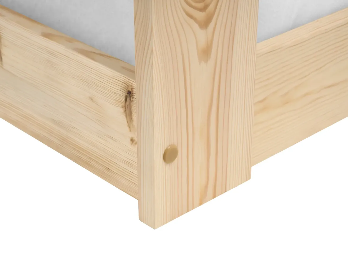 Letto per bambini Legno di pino PRIMELLES 90 x 200 cm Marrone chiaro