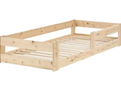 Letto per bambini Legno di pino PRIMELLES 90 x 200 cm Marrone chiaro
